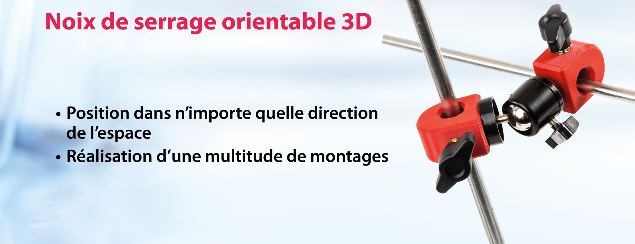NOIX DE SERRAGE ORIENTABLE 3D