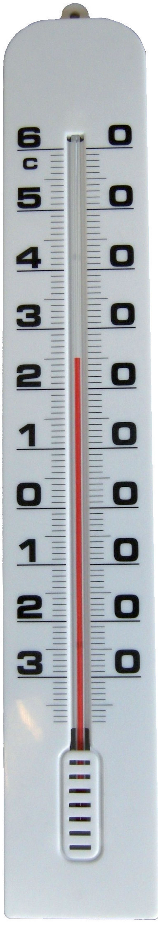Grand thermomètre extérieur 380 mm de long - Thermomètre mural pour usage  int