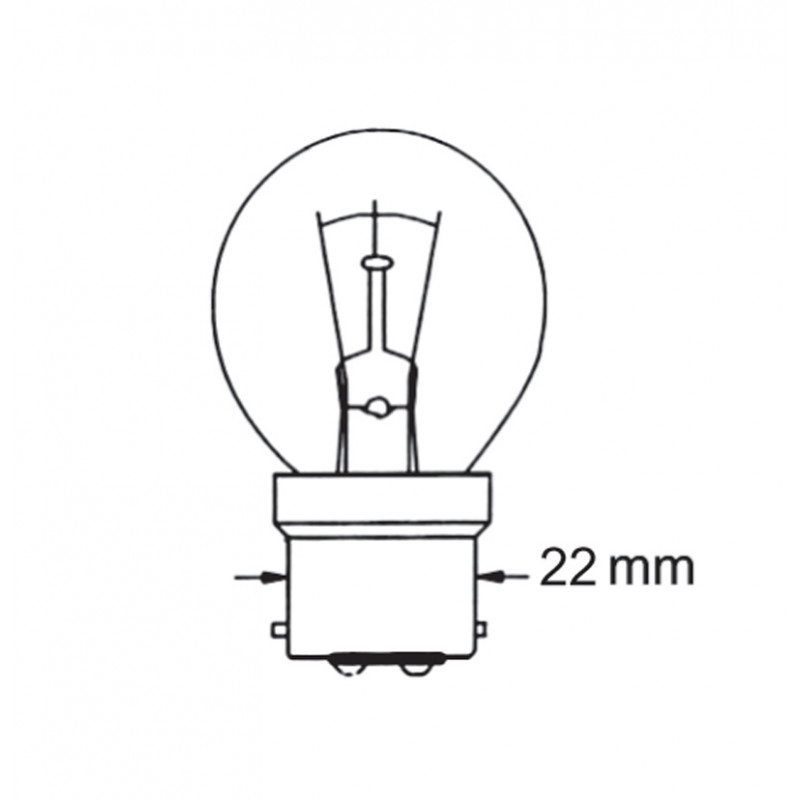 snelheid boeket portemonnee Lampe basse tension à filament de tungstène 24 V / 25 W - culot B22 -  Pierron